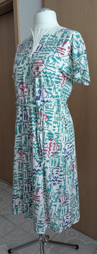 Vintage sommerkleid midi - sommerkleid,