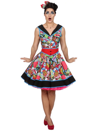 Pop art partykleid pretty - pop,